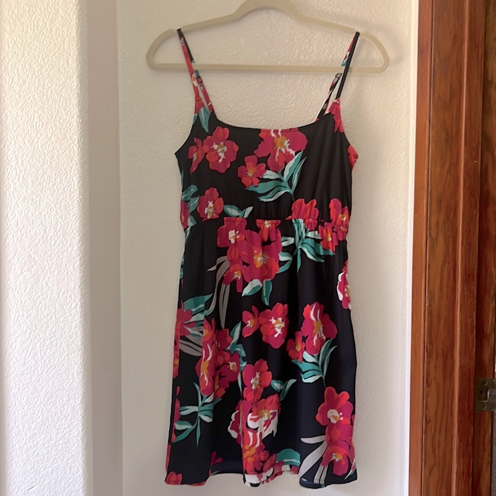 Roxy midi dress like new floral print.